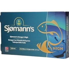Sjomann’s Omega 3 ve Vitamin D3 İçeren Takviye Edici Gıda 30 Adet Çiğnenebilir Jel Form