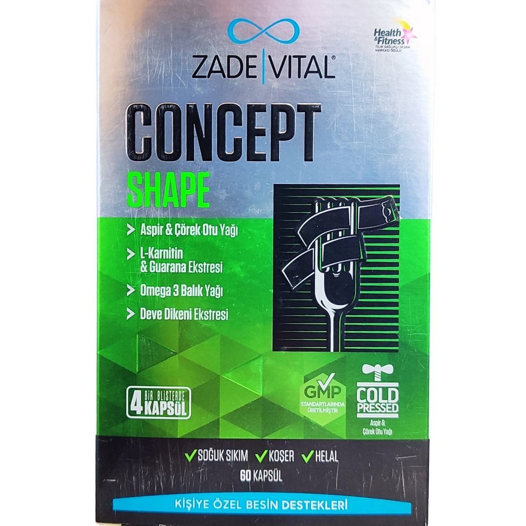 Zade Vital Concept Shape 60 Kapsül
