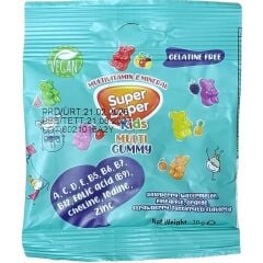 Super Duper Kids Multi Gummy Jelibon 20 gr - 10 Adet
