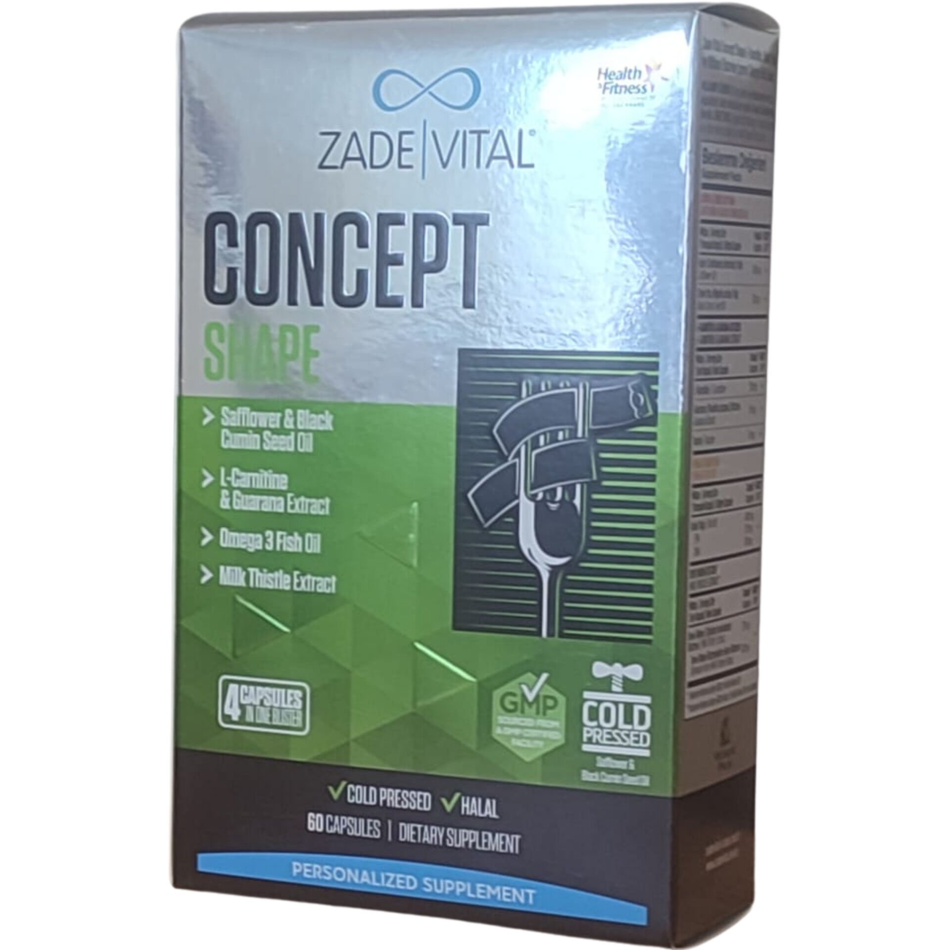Zade Vital Concept Shape 60 Kapsül