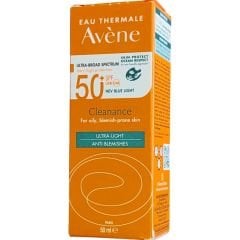 Avene Solaire Cleanance SPF 50+ Yağlı Ciltler için Güneş Koruyucu 50 ml