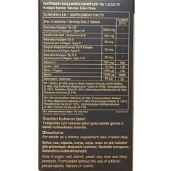 Nutraxin Beauty Collagen Complex Tip 1-2-3-5-10 Çift Hidrolize 3120 mg 90 Tablet