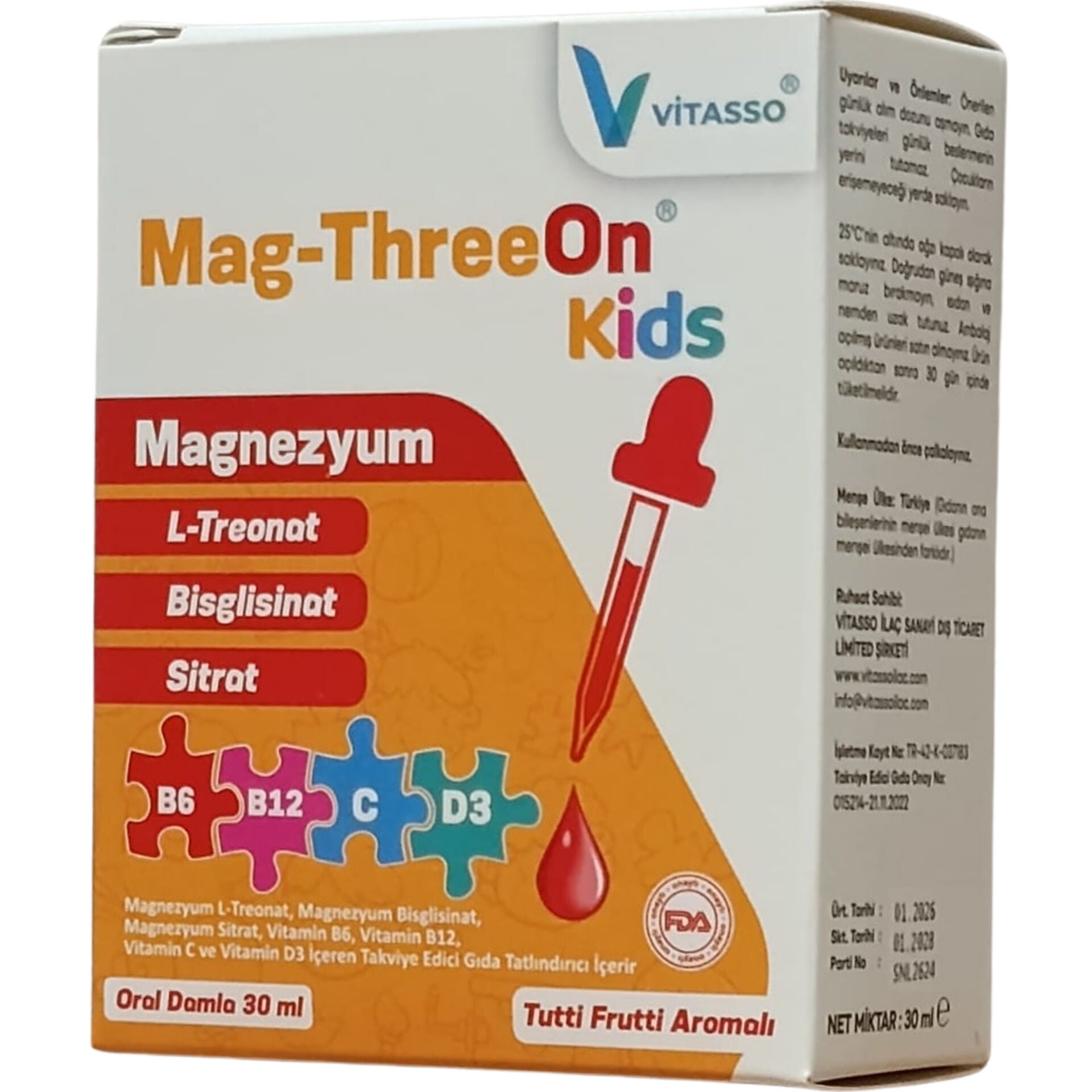 Mag-ThreeOn Kids Damla 30 ml