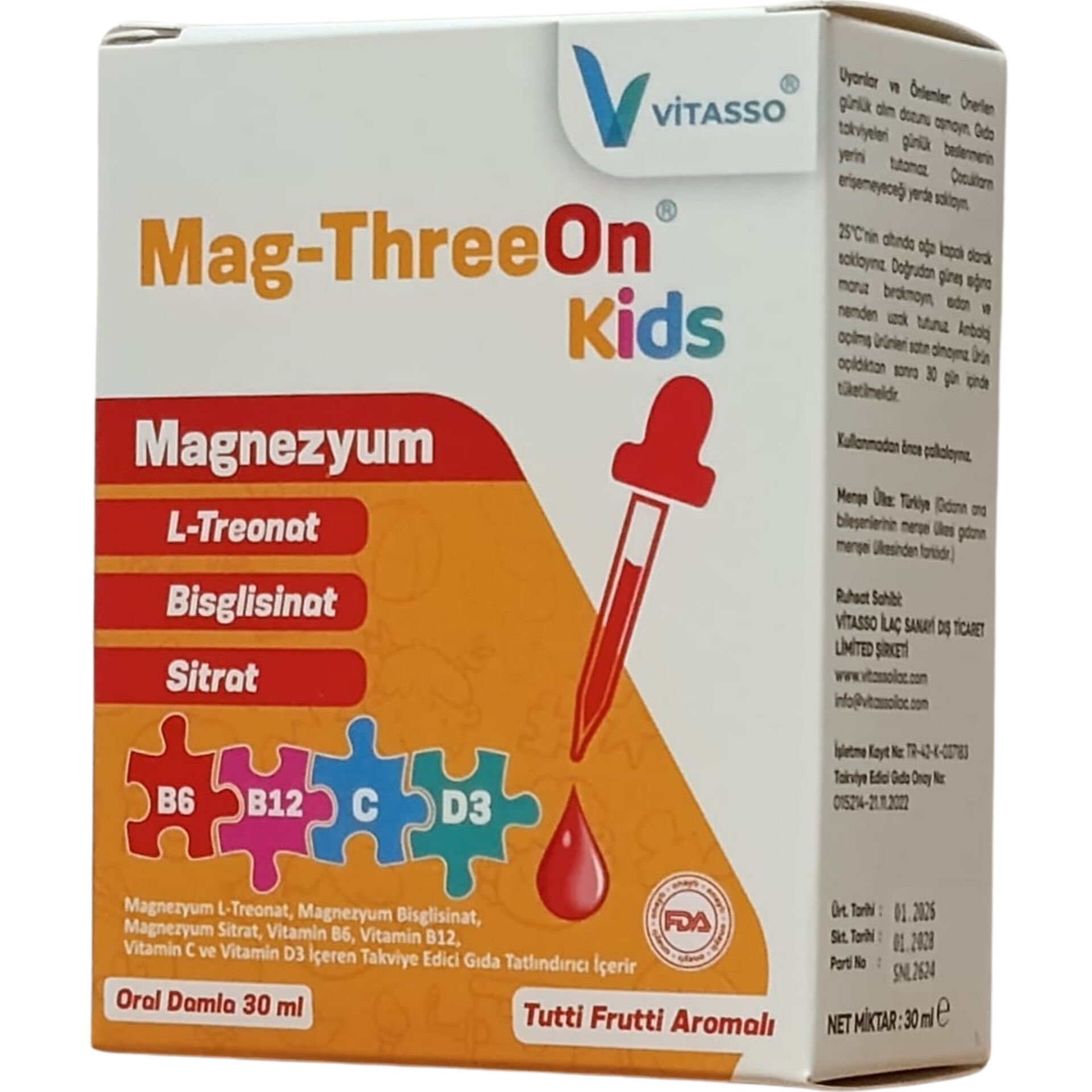 Mag-ThreeOn Kids Damla 30 ml