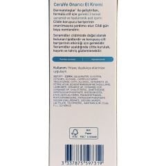CeraVe Onarıcı El Kremi Kuru & Sertleşmiş Eller İçin 50 ml