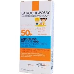 La Roche Posay Anthelios Dermo Pediatric Invisible Fluid SPF50+ Çok Hassas Ciltler Ve Çocuklar İçin Yüz Güneş Kremi 50 ml