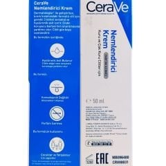 Cerave Nemlendirici Krem Kuru ve Çok Kuru Ciltler 50 ml