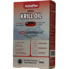 ActivePlus Akrill Krill Oil 30 Softgel Kapsül