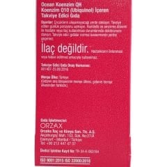 Ocean Koenzim QH 30 Kapsül Ubikinol 100 mg