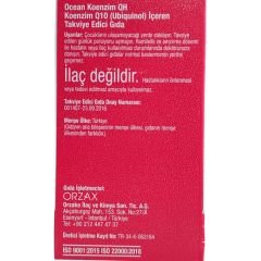 Ocean Koenzim QH 30 Kapsül Ubikinol 100 mg