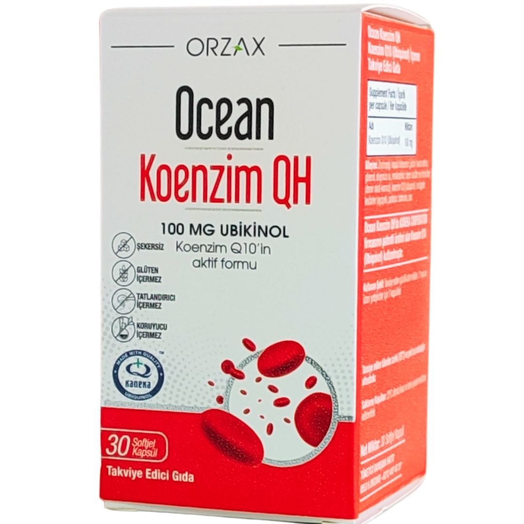 Ocean Koenzim QH 30 Kapsül Ubikinol 100 mg