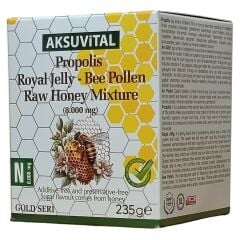 Aksuvital Propolis, Arı Sütü, Arı Poleni, Hambal Karışımı N 8000 mg 235 gr