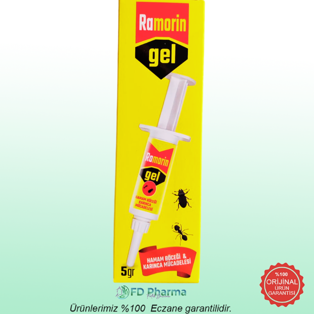 Ramorin Jel Hamam Böceği Karınca Mücadelesi Hazır Damla Yem 5 Gram