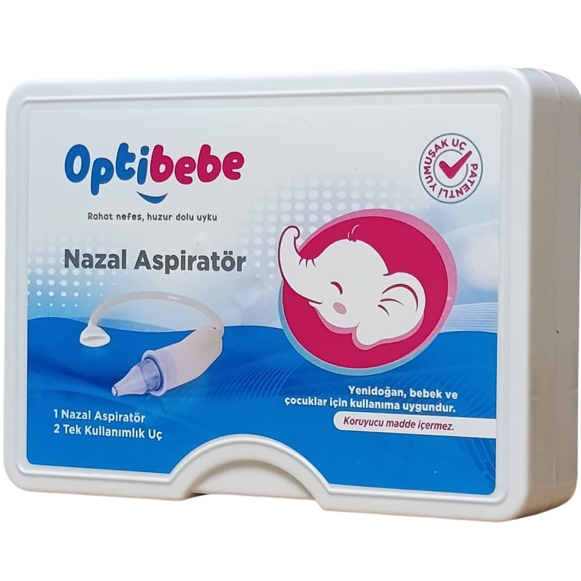 Optibebe Nazal Aspiratör + 2 Yedek Uç Hediyeli