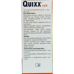 Quixx Cold Propolis, Sinir Otu, Hatmi ve Çiçek Balı İçeren Takviye Edici Gıda 120 ml
