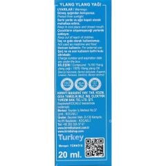 Kırıntı Ylang Ylang Yağı 20 ml