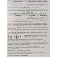 New Life Bergacol 60 Tablet