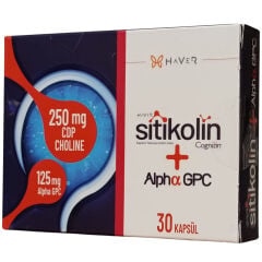 Haver Sitikolin Cognizin Alpha Gpc 30 Kapsül