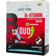 Zade Vital Vitamin B12 Duo 1000 Mcg Sprey 10 ml