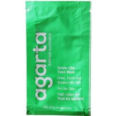 Agarta Yeşil Kil Maskesi Yağlı Ciltler İçin 10 gr