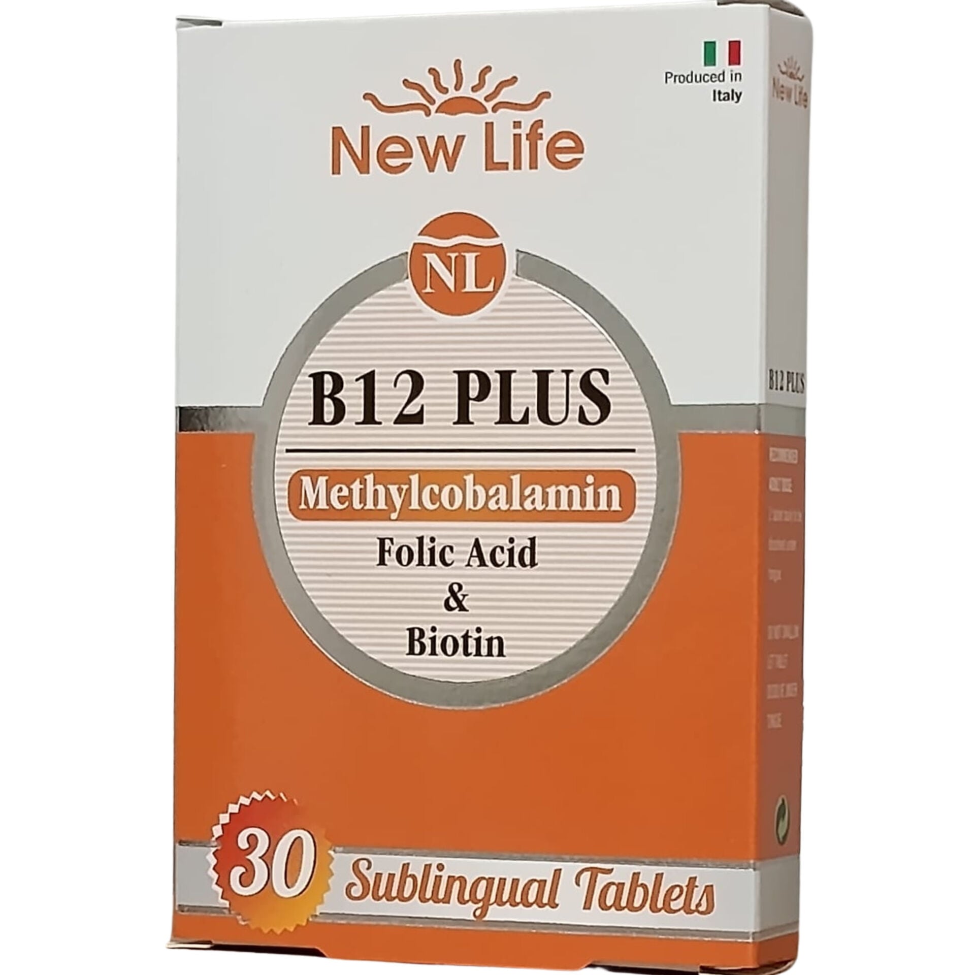 New Life B12 Plus Folik Asit ve Biotin İçeren Takviye Edici Gıda 30 Tablet