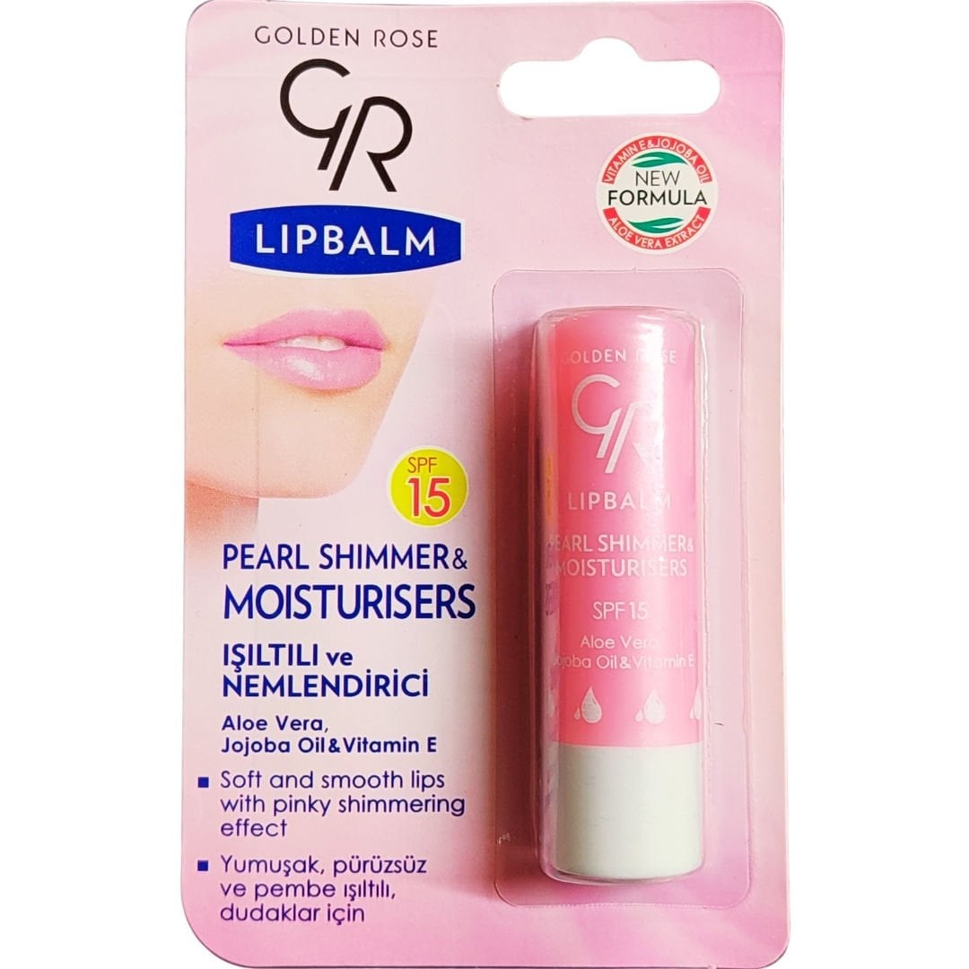 Golden Rose Dudak Koruyucu Işıltılı ve Nemlendirici Lipbalm