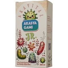 Akavital Jr. Akasya Gamı - Arap Zamkı İçeren Sıvı Takviye Edici Gıda 300 ml