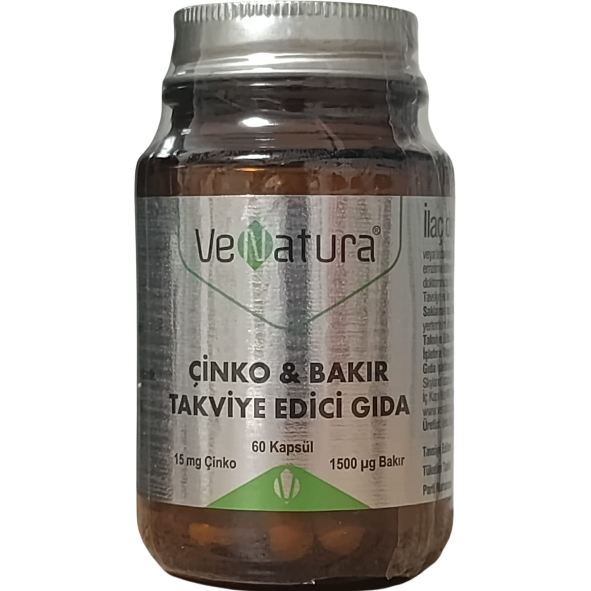 Venatura Çinko & Bakır 60 Kapsül