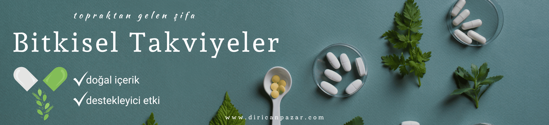bitkisel takviyeler